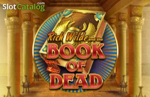 Book of Dead, egipski motyw ze złotą księgą