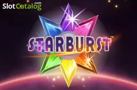 Starburst, kolorowe klejnoty na ciemnym tle
